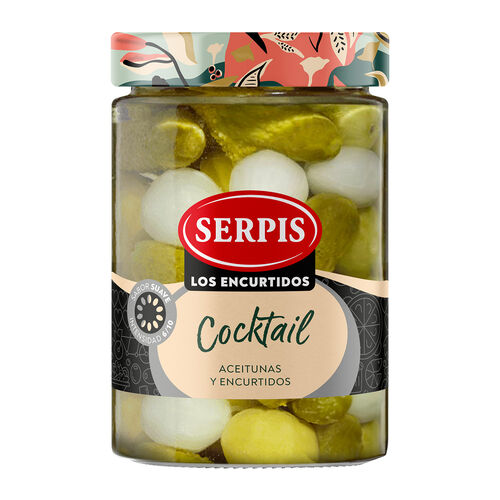 Cocktail de aceitunas y encurtidos SERPIS 330g image number