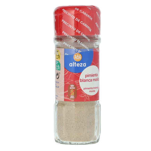 Pimienta blanca ALTEZA molida tarro 40g image number