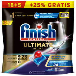 LAVAVAJILLAS EN PASTILLAS FINISH QUANTUM ULTIMATE 16+4 LAVADOS