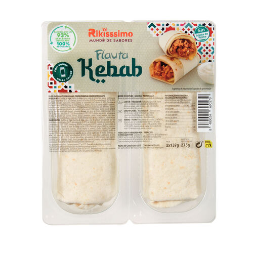 Flauta rellena de kebab RIKISSSIMO 275g image number