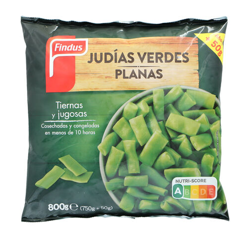 JUDIA VERDE PLANA FINDUS CONGELADA 800g image number