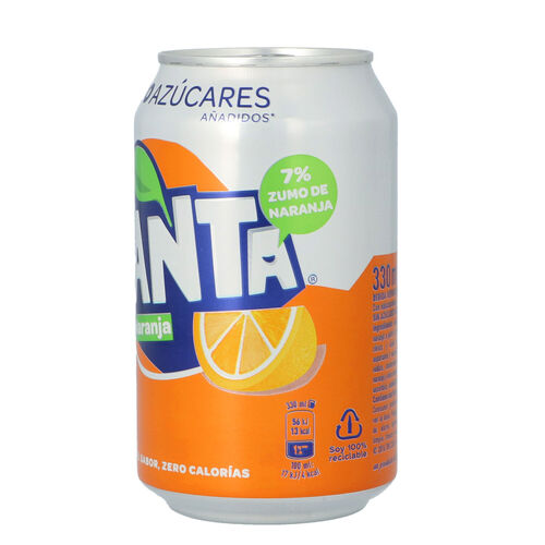 FANTA ZERO NARANJA LATA 33cl image number