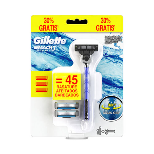 Cuchillas de afeitar mach3 gillette image number