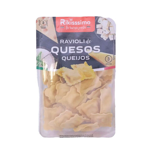 Pasta fresca ravioli de quesos RIKISSSIMO 250g image number