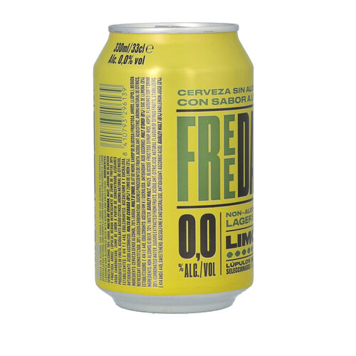 Cerveza sin alcohol sabor limon free DAMM 33cl image number