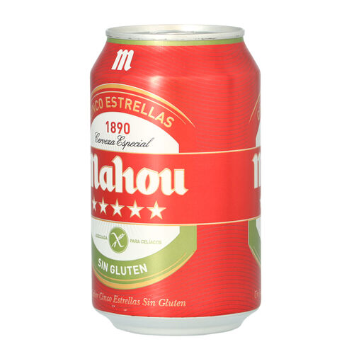 Cerveza sin gluten MAHOU 33cl image number