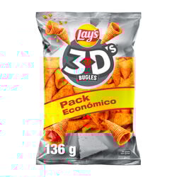 LAY'S 3d's bugles snacks de ma&iacute;z 85g