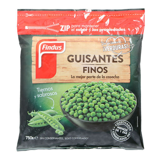 Guisantes finos congelados FINDUS 800g image number
