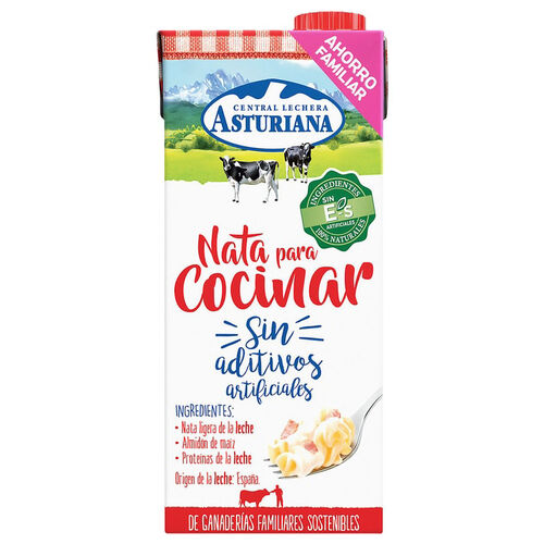 Nata para cocinar Central Lechera ASTURIANA 1L image number