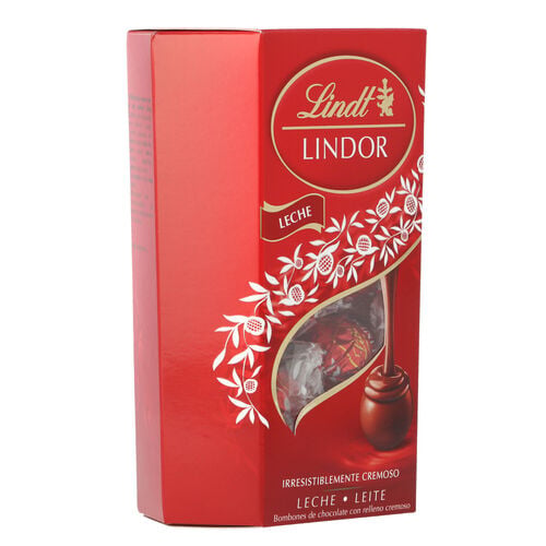 Bombones de chocolate con leche LINDOR LINDT 200g image number