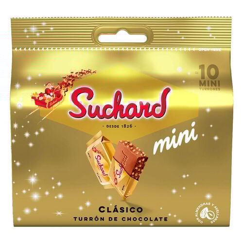 Turrón de chocolate clásico mini SUCHARD 130g image number