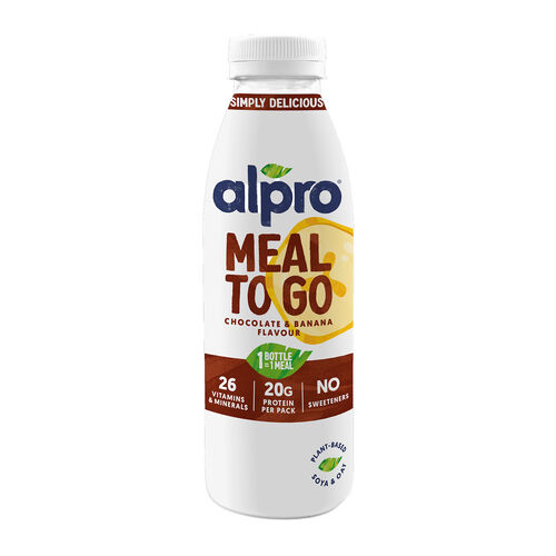 Postre vegetal Meal To Go chocolate y pl&aacute;tano ALPRO 1ud image number