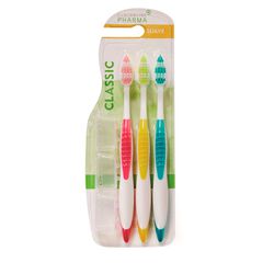 Cepillo dental suave centra LINE pack 3