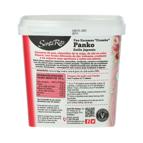 ESCAMAS PAN RALLADO PANKO 200g image number