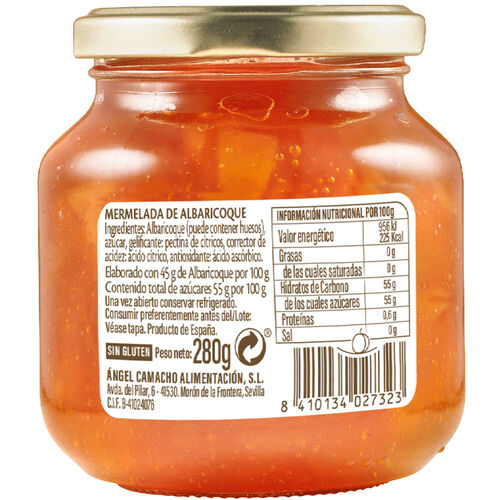 MERMELADA DE ALBARICOQUE LA VIEJA FABRICA 280g image number