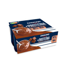 Natillas de chocolate con prote&iacute;na DANONE 4x120g
