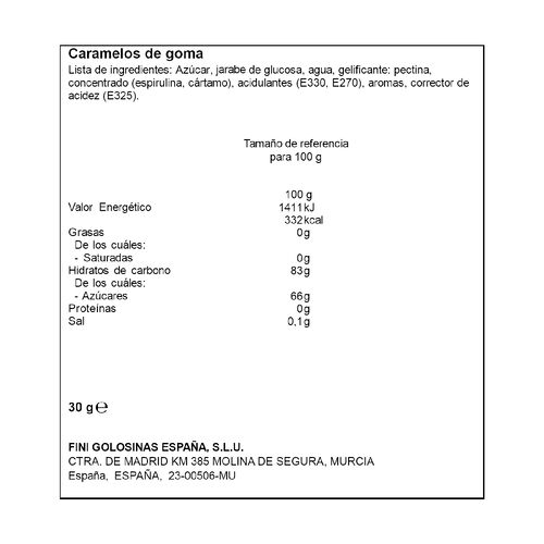 Gominolas Uvas de la Suerte FINI 12uds 30g image number