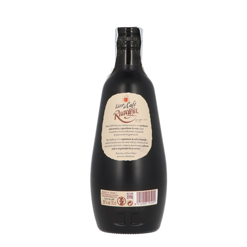 AGUARDIENTE RUAVIEJA LICOR CAFE 70cl image number