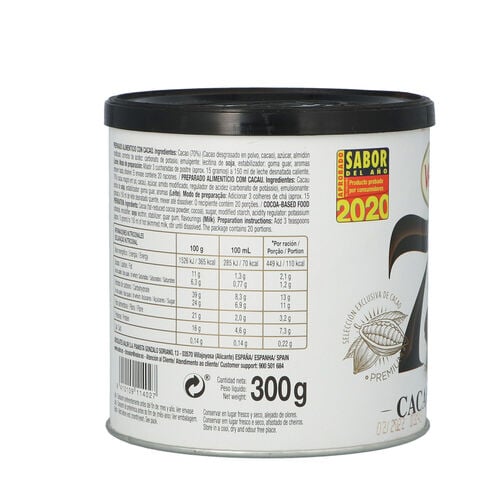 CACAO SOLUBLE 70% VALOR 300g image number