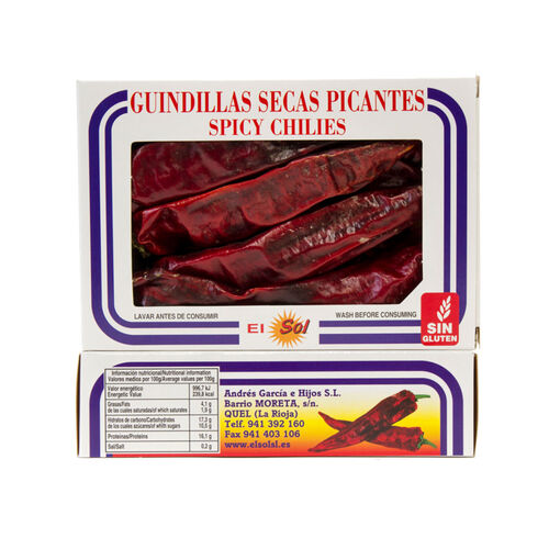 ESTUCHE DE GUINDILLA EL SOL 50g image number