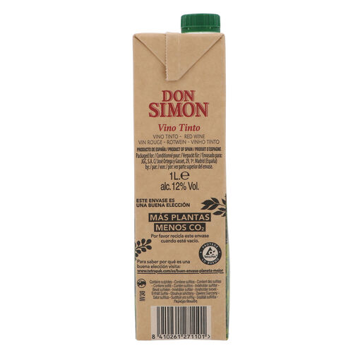 VINO TINTO DON SIMON BRIK 1L image number