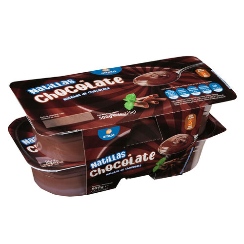 Natillas sabor chocolate ALTEZA 4x125g image number