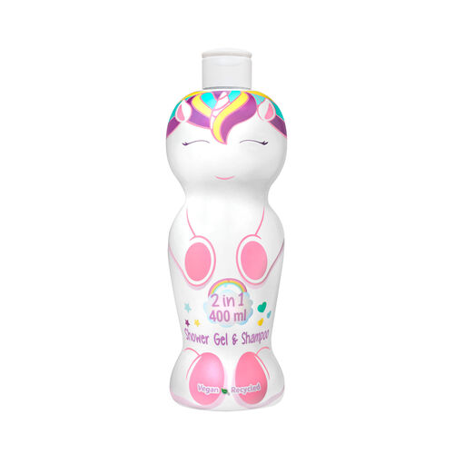 GEL BAÑO + CHAMPÚ NIÑOS UNICORNIO 400ml image number