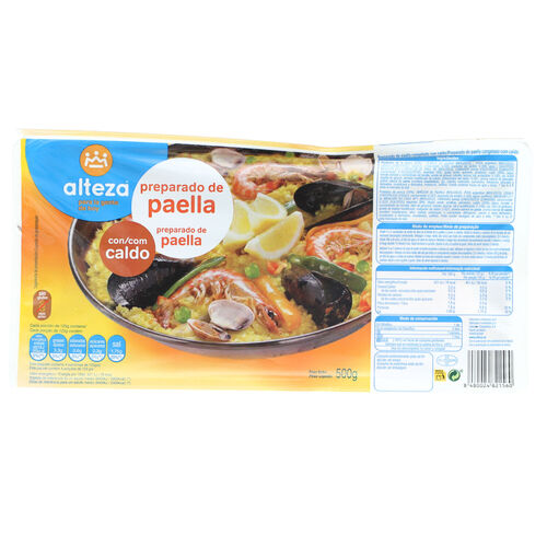 PREPARADO PAELLA ALTEZA CON CALDO CONGELADO 500g image number