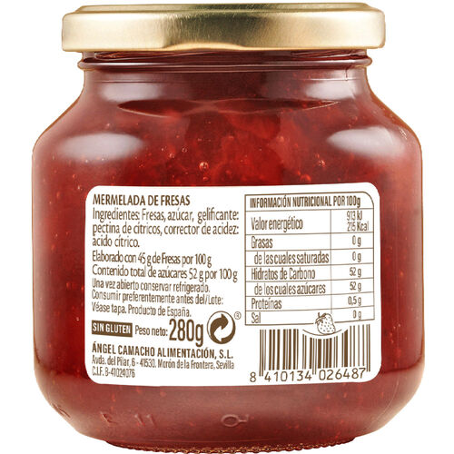Mermelada de fresas LA VIEJA F&Aacute;BRICA 280g image number