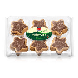 Estrellas rellenas con crema de cacao NORA 156g