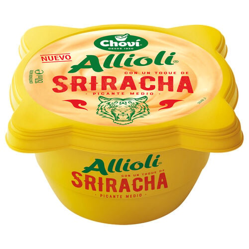 Salsa Allioli con un TOQUE de Sriracha CHOVI 150ml image number