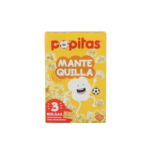 PALOMITAS CON MANTEQUILLA PARA MICROONDAS POPITAS 3x100g image number