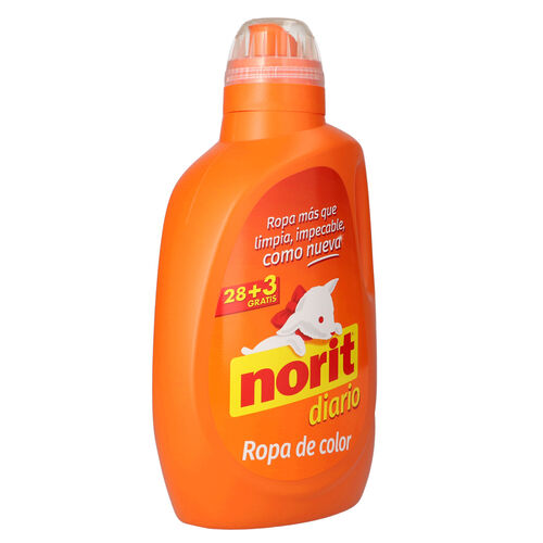 DETERGENTE NORIT COLORES LIQUIDO 28 LAVADOS 1/500L image number