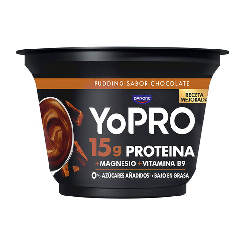 Pudding proteico sabor chocolate YOPRO 150g image number