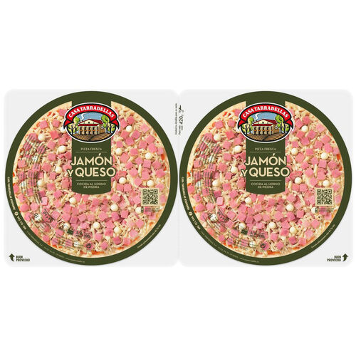 PIZZA JAMON QUESO TARRADELLAS PACK 2x220g image number