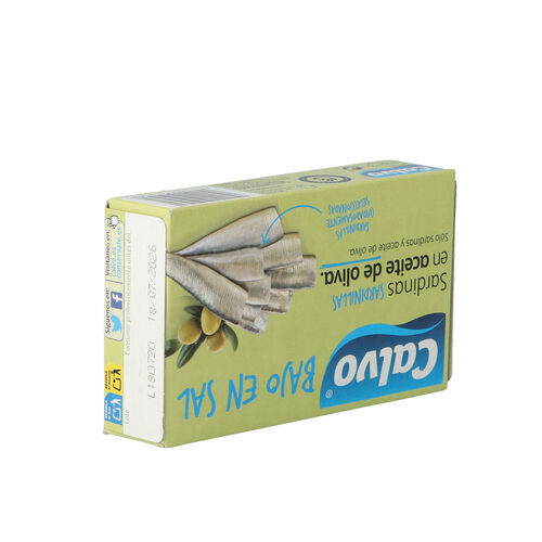 Sardinilla CALVO baja en sal oliva rr90 image number