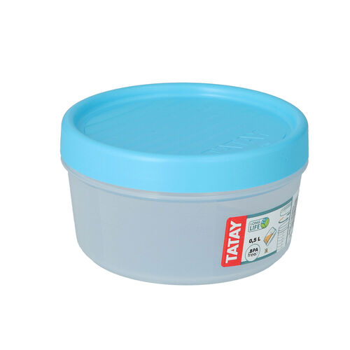 TUPPER REDONDO TATAY AZUL 500ml image number