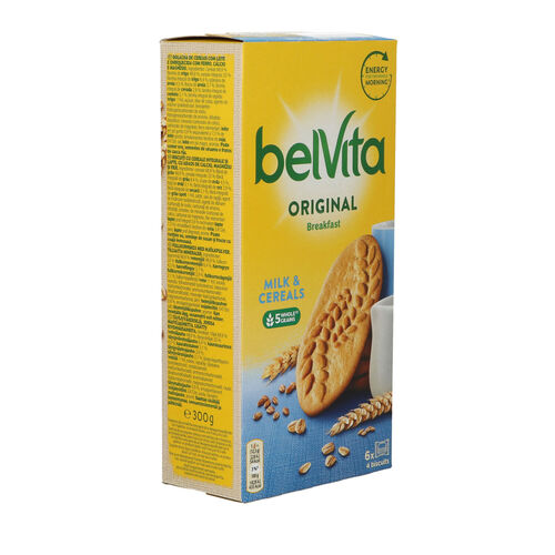 GALLETA CON LECHE Y CEREALES BELVITA 300g image number