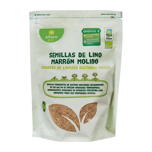 SEMILLAS DE LINO MARRON MOLIDO ALTEZA BIO 250g image number