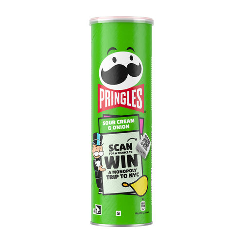 Snack de patata Sour Cream & Onion PRINGLES 165g image number