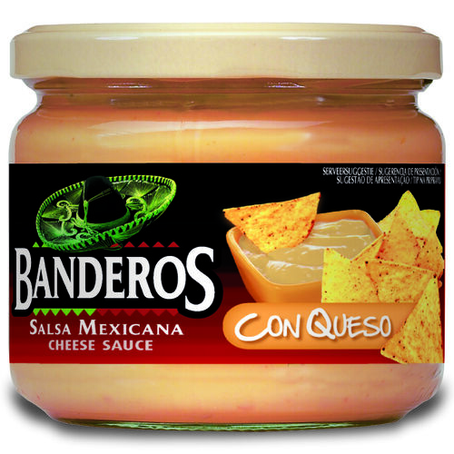 Salsa BANDEROS con queso 300g image number