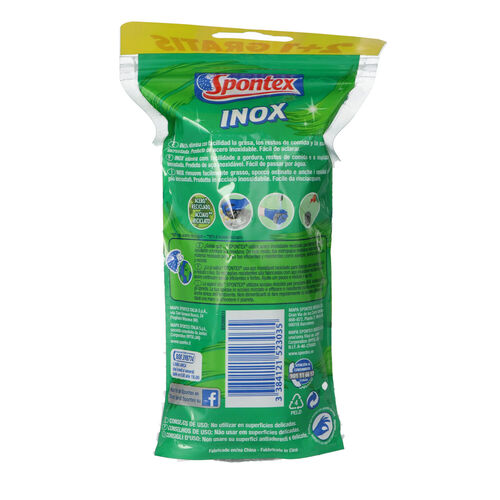 Estropajo inox SPONTEX 2+1uds image number