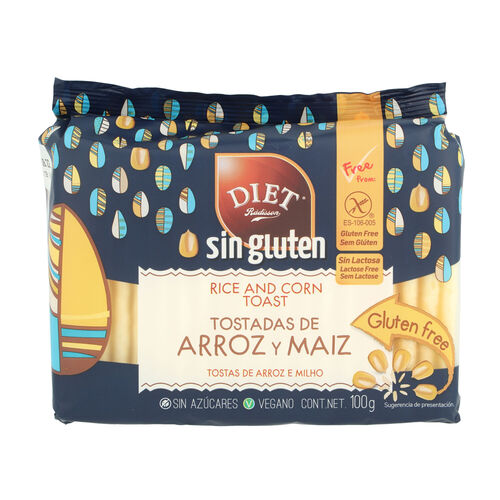 TOSTADA MAIZ ARROZ SIN GLUTEN 100g image number