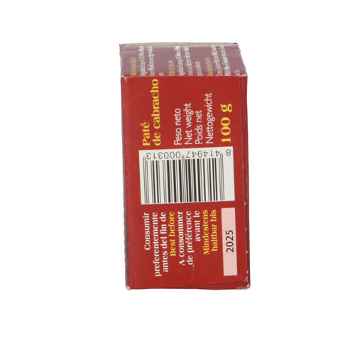 PATE AGROMAR CABRACHO LATA 100g image number
