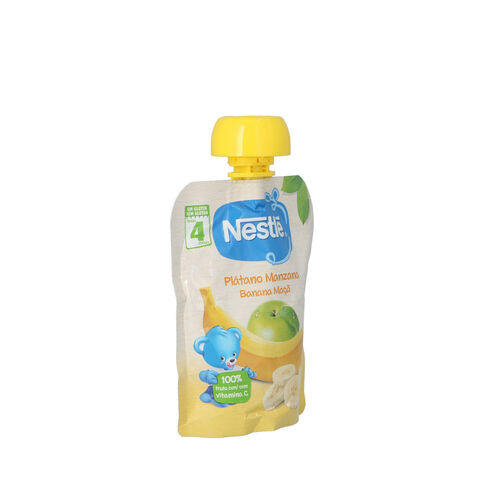 Bolsitas NESTLÉ NATURNES platano y manzana a partir de 6 meses 25g image number