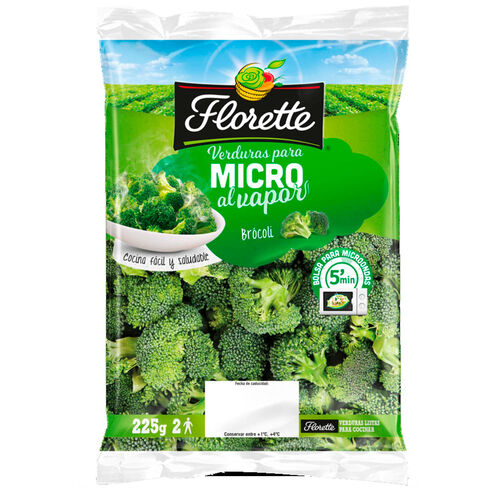 VERDURAS PARA MICROONDAS FLORETTE 225g image number