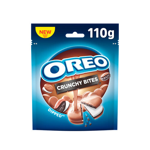 OREO CRUNCHY BITES DIPPED 110g image number