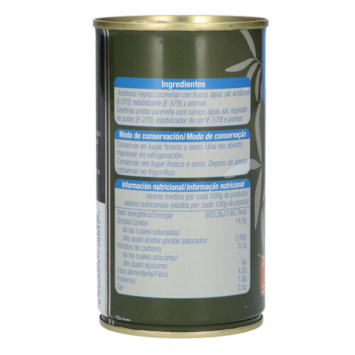 Aceituna negra ALTEZA con hueso 350g image number