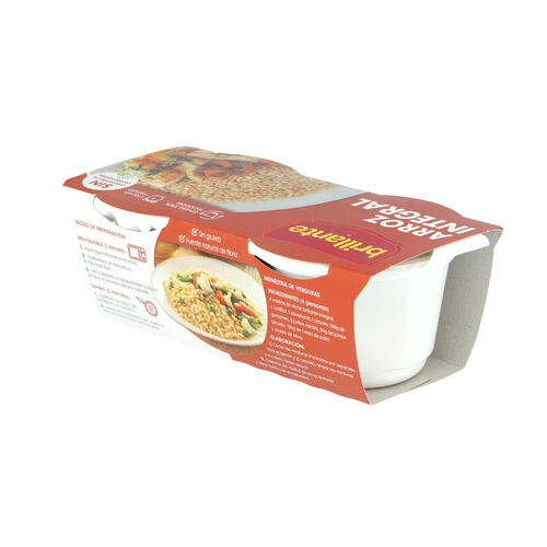 Arroz BRILLANTE Integral 125g pack 2 image number