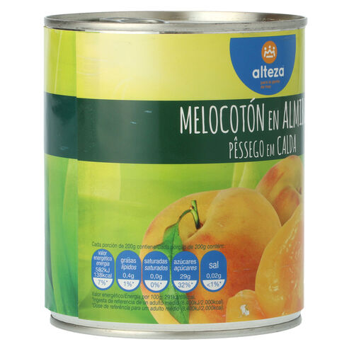 Melocot&oacute;n en alm&iacute;bar ALTEZA 840g image number